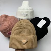 Wholesale Fashion Knitted Hat Designer Beanie Cap Fisherman Hats Mens Autumn Winter Caps Luxury Stingy Brim Casual Fitted Sunhat Sunshade high quality colors