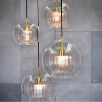 Wholesale Nordic Glass LED Modern Kitchen Chandelier Bar Industrial Dining Living Room Light Home Decoration