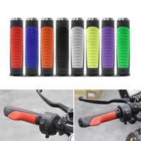 Wholesale Handlebars Universal Motorcycle Grips With Comfy Hand Feel Anti skid Bar For Bicycle Racing Road Bike Rest Non Slip Rubber