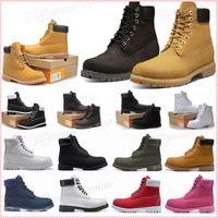 Wholesale Rubber Platform men Casual Shoes boots designer mens womens shoes Ankle winter for cowboy classic women yellow blue black hiking work Motorcycle boot booties