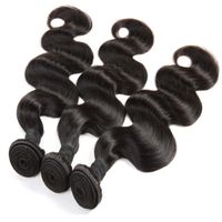 Wholesale Double Drawn Body Wave Raw Temple Indian Hair Natural Color No Chemical Process Cut Down From Young Healthy Girl