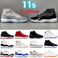 Wholesale Newest Cool grey s mens basketball Shoes th Anniversary low legend University blue white bred concord cap and gown men women sneakers trainers
