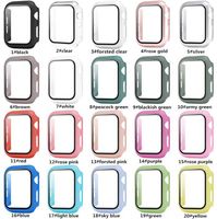 Wholesale Tempered Glass Screen Films Matte Watch Cover for Apple Case mm mm mm mm Bumper Screen Protector fo iwatch SE