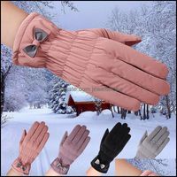 Wholesale Five Fingers Gloves Mittens Hats Scarves Fashion Accessories Womens Waterproof Windproof Winter Outdoor Sport Ski Nylon Packed Safely In