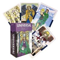 Wholesale Mini Size Universal Tarot Deck Leisure Party Table Game High Quality Fortune telling Prophecy Oracle Cards With Guide Book X1106