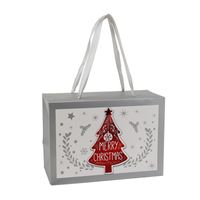 Wholesale Gift Wrap Portable Christmas Bag Snowflake Xmas White Card Paper Heat Shrinkable Film Beautiful Firm Sock Tree Balloon sea shipping GWF11642