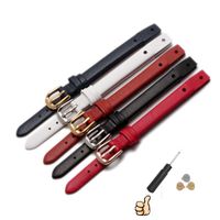Wholesale Watch Bands Genuine Leather Lady mm Watchbands For F Ossil ES4340 ES4119 ES4000 Straps With Screw Red Black Blue Whitebracelet