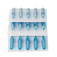 Wholesale 100Pcs Mix Tattoo Tips RT FT DT Blue Needles Tubes Disposable Assorted Tattoo Nozzle Tips For Ink Cup Grip KitScouts