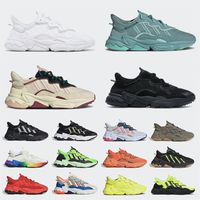 Wholesale Top Quality Adds Ozweego Trainers Mens Womens Running Shoes Cloud White Black Retro Frozen Yellow Steel Pink Red Green Sports Sneakers Outdoor Jogging Walking