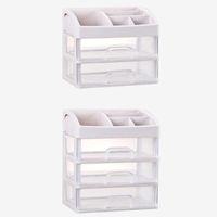 Wholesale Storage Boxes Bins Makeup Organizer Drawers Plastic Cosmetic Box Jewelry Container Make Up Case Brush Holder Organizers