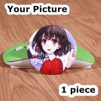 Wholesale 1 Piece Customize Print cm Badge Send Picture Custom Your Brooch Pin