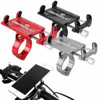 Wholesale Car Aluminum Alloy Bicycle Mobile Phone Holder For iPhone Xiaomi Bike Handlebar GPS Mount Bracket Racks For Motorcycle Bike Bicycle
