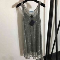 Wholesale Hip Hop Hollow Dresses Brand Dress Full Stud Bling Two Pieces Skirts Women Outdoor Street Style Luxury Long Skirt