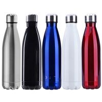 Wholesale 17oz Cola Bottle Vacuum Insulated Stainless Steel Tumbler Thermos Water Bottles Creative Fashion Bowling Cup ml SEAWAY RRF11679