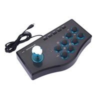 Wholesale Wired Game Controller Rocker Arcade Joystick USBF Stick For PS3 Computer PC Gamepad Gaming Console Controllers Joysticks