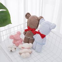 Wholesale Towel Soft Bath Towels Adult Child Bear Baby Washcloth Shower Face Wedding Gifts For Guests Party Favors Anniversary Souvenir