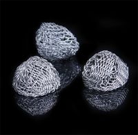 Wholesale 100PCS Metal Mesh Ball Smoking Pipe Combustion supporting Stainless Steel Screen Filter Sieve Screen Round Dome Tobacco Accessories S2