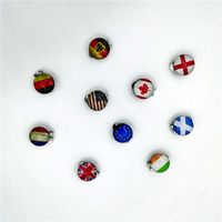 Wholesale National Flag Golf Ball Marker With Magnetic Hat Clip Country World Banner VARIOUS DESIGNS STYLE