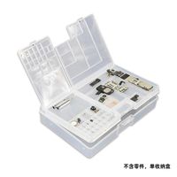 Wholesale Toiletry Kits Travel Accessories Portable Mobile Phone Repair Tool Storage Box Screw Motherboard Transparent Patch Multi cell Finishing Part