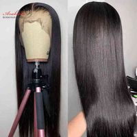 Wholesale 13x5x2 Transparent Frontal Hu s With Baby Hair T Part Pre Plucked Closure x4 Straight Lace Front Wig
