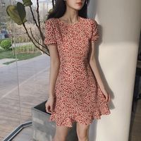 Wholesale Floral Dress Short Children Summer New Korean A line First Love Skirt