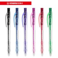 Wholesale Ballpoint Pens Color Pen mm Ultra thin Nib Student Button Retractable Colored Drawing Sketch
