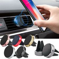 Wholesale Mini Magnetic Car Mount Holder Air Vent Cell Phone Holders Universal for iPhone Samsung Huawei Android Smartphones