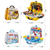 Wholesale Children Pretend Play Toys For Girls Boys Kitchen Simulation Cooking Dressing Doctor Suitcase Tools Kids Educational Toys