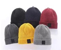 Wholesale Fashion Package yarn cotton Knitted Hat Men Women Winter Beanie Good Quality Skull Caps Casual Bonnet Fisherman Knit Cap Classic Sport Solid Color Unisex Warm Hats