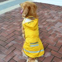 Wholesale Dog Apparel Raincoat Waterproof Clothing Rain Jacket Large Clothes Samoyed Husky Golden Retriever Big Outfit Costumes