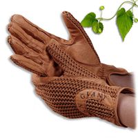 Wholesale Professional Equestrian Riding Mesh Line Pigskin Palm Non slip Breathable Soft Knight Horse Leather Gloves Unisex Cycling