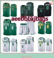 Wholesale Men basketball jerseys Kemba Walker jersey black white green City sleeveless wear and shorts