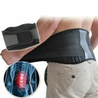 Wholesale Waist Support Adjustable Back Belt Self Heating Magnetic Therapy Lumbar Brace Massage Band Pain Relief Health Care