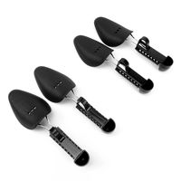 Wholesale Black Plastic Adjustable Shoe Tree Men and Woman Shoes Support Two Sizes Can Be Choose Stretcher Shoe Shapers