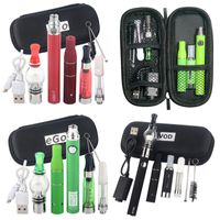 Wholesale Evod in1 Starter Kits Wax Glass Globe Dab Pens Ago Dry Herb Ceramic Vape Thick Oil Wee Vaporizers MT3 Eliquid in E Cigs Vaporizer Kit