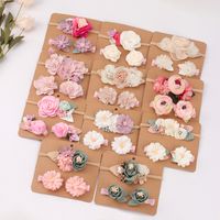Wholesale Boho Floral Headband Girls FLower Nylon Headbands Infant Toddler Hair Accessories Turban Baby Flower Haires Clips Y2