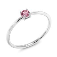 Wholesale Cluster Rings K White Gold Pink Lab Grown Diamond Women Solitaire Engagement Ring Ct Round Available In Size