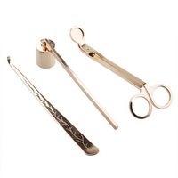 Wholesale 3pcs set Candle Accessory Snuffers Wick Trimmer Candle Wick Dipper candles hook Candle Accessory Set DD