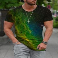 Wholesale Men s Retro Printed Short Sleeve O Neck Pullover T Shirts Slim For Loose Casual Men Clothing Streetwear Plus Size