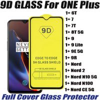Wholesale 9D full cover Tempered glass phone screen protector for ONE PLUS Nord CE G N100 N10 T T T Lite E R