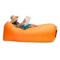 Wholesale Inflatable Sofa Outdoor Furniture Folding Chair Beach Air Cushion Lazy Bag Car For Lunch Break Garden