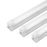 Wholesale LED Tube Lamp T5 W W T8 W W Bulb PVC Plastic Fluorescent Integrated Lighting For Home Kitchen Wardrobe Bulbs