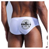 Wholesale Plus Size Pouch Bulge Enhancing Up Cup Men Brief Push Pad Male Sexy Swimwear Swimsuit Waterproof Swimming Trunks