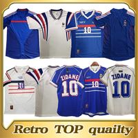 Wholesale Retro version soccer jersey Home FRANCE DE FOOT Trezeguet ZIDANE HENRY MAILLOT football shirt
