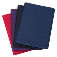 Wholesale Toiletry Kits Fashion PU Leather Passport Cover Solid Color Travel ID Holder Women Men Case Wallet PUrse