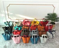 Wholesale Luxurys Designers Bags Handbags High Quality Full Colors Picotin Genuine Leather Tote Womens Fashion Bucket Purse Cowskin Ladies Handbag Crossbody Shouder Bag