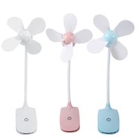 Wholesale Electric Fans Mini Portable Fan USB Rechargeable Touch Switch Table Household Air Conditioning Baby Carriage Clip