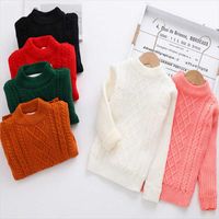 Wholesale Men s Sweaters Children s Sweater Boys Girls With Round Neck And Large Children Black White Red Age Kid