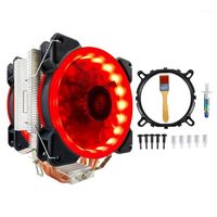 Wholesale 4PIN System Direct Contact CPU Cooler Master Heatpipes Freeze Tower Cooling RGB Double Fan With PWM Fans11