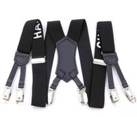 Wholesale Factory Direct Men s and women Suspenders cm Six Clip Character Webbing Six Clip Wide Strap F29